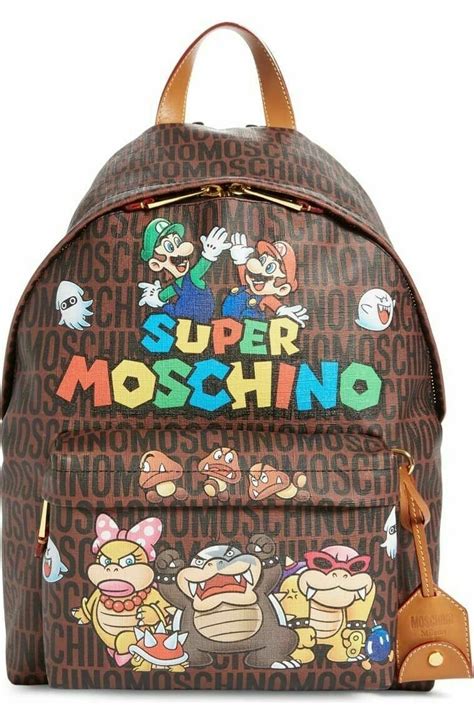 moschino super mario backpack